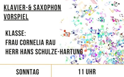 Klavier-& Saxophon Vorspiel