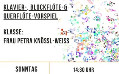 Klassenvorspiel von Frau Petra Knößl-Weiß